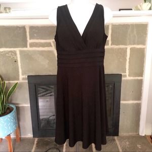 CHETTA B | Strapless V-Neck Empire Waist Dress 12